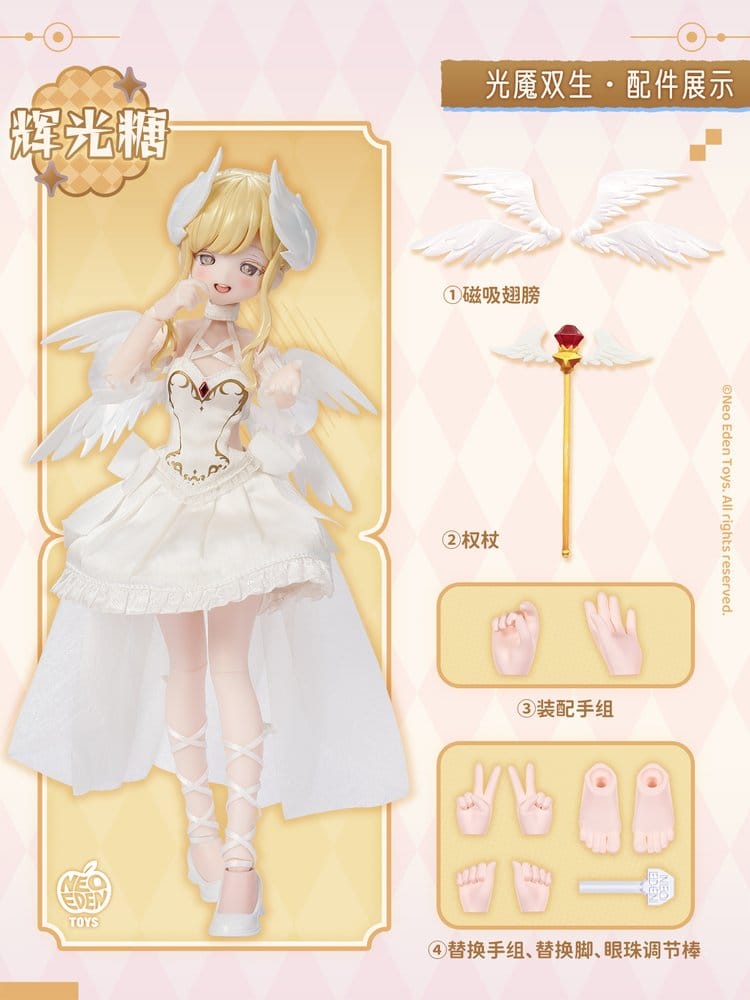 Angel & Demon Light Demon Twins MJD Blind Doll a sorpresa 22 cm, assortimento da 6 figure - Shenzhen Mabell Animation Development