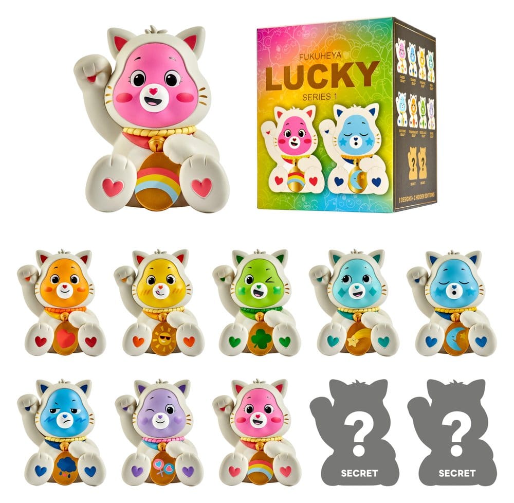 Care Bears Figure Peluche Fukuheya 8 cm – Display da 8 Blind Box (Simba)