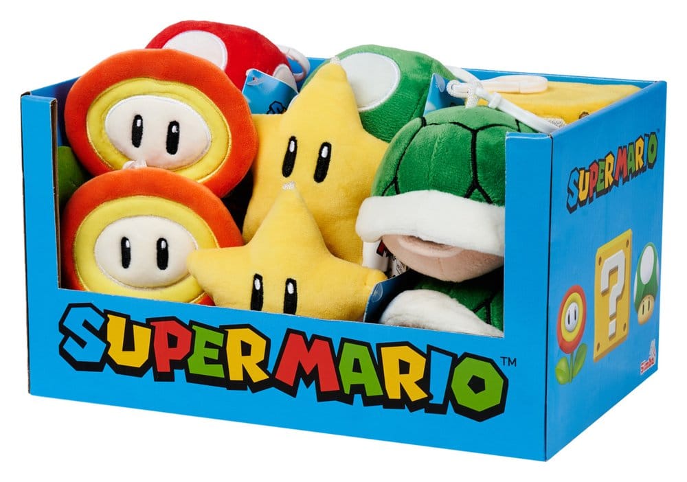 Portachiavi Super Mario in Display da 12 Pezzi Simba