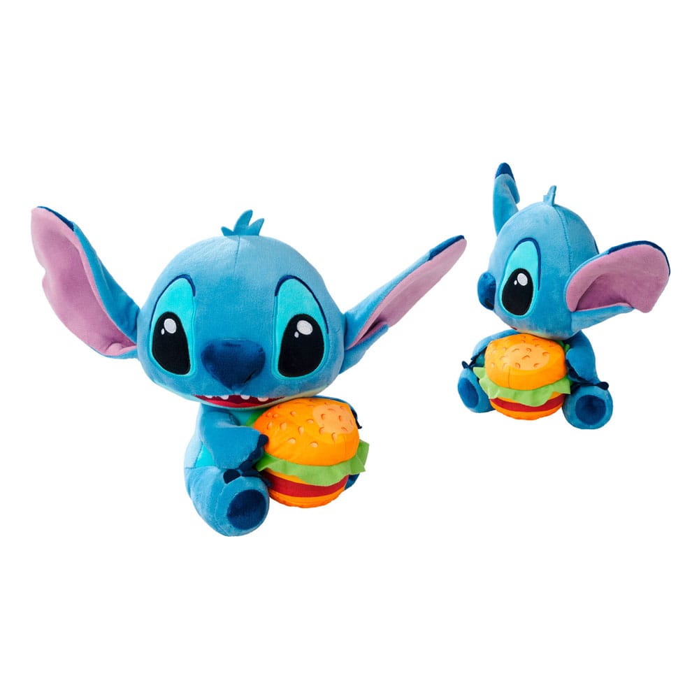 Lilo & Stitch Peluche Stitch con Hamburger 25 cm - Simba