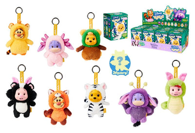 Peluche Winnie the Pooh YUYUS Disney in buste cieche, esposizione da 8 pezzi Simba
