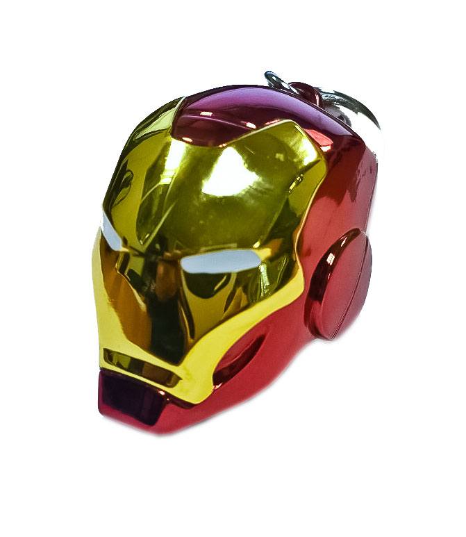 Portachiavi in metallo Iron Man Helmet Marvel Comics - Semic