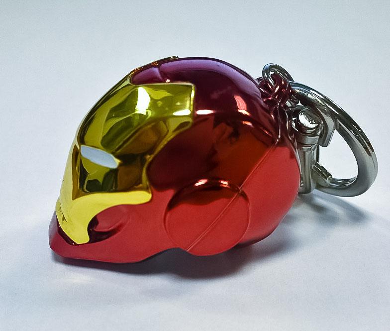 Portachiavi in metallo Iron Man Helmet Marvel Comics - Semic