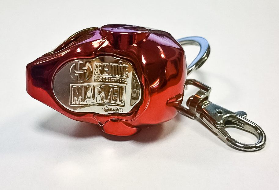 Portachiavi in metallo Iron Man Helmet Marvel Comics - Semic