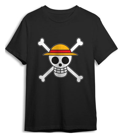 T-shirt One Piece Skull nera taglia S Superplay
