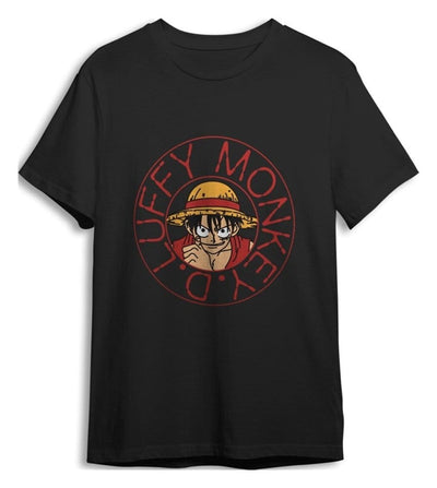T-shirt One Piece Monkey D. Luffy nera taglia M Superplay