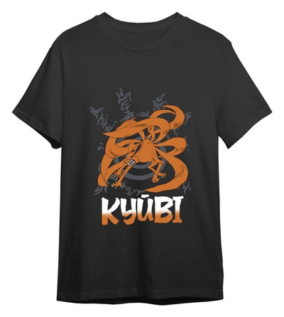 Maglietta Naruto Kyubi nera taglia XXL Superplay