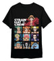 T-shirt One Piece Ciurma di Cappello di Paglia nera taglia XXL Superplay