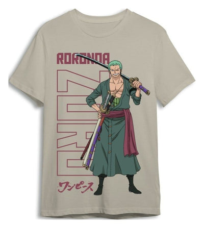 T-shirt One Piece Roronoa Zoro Sand taglia L Superplay