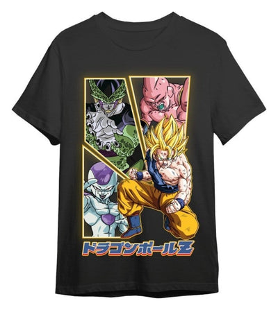 Dragon Ball Z T-Shirt Villains & Goku Black Taglia L