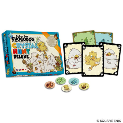 Final Fantasy Chocobo's Crystal Hunt Deluxe - Gioco di Carte, 2-4 Giocatori, 6+ Anni