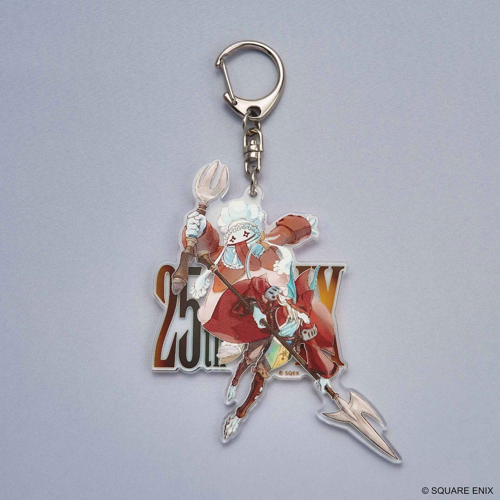 Final Fantasy IX Portachiavi Acrilico 25° Anniversario Quina & Freya - Square Enix