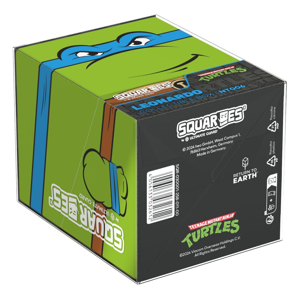 Squaroes Squaroe Teenage Mutant Ninja Turtles NT006 - Leonardo - Deck Box per Carte