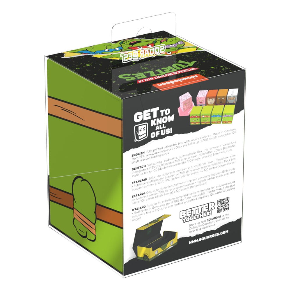 Squaroes Squaroe Teenage Mutant Ninja Turtles NT005 - Michelangelo - Deck Box per Carte