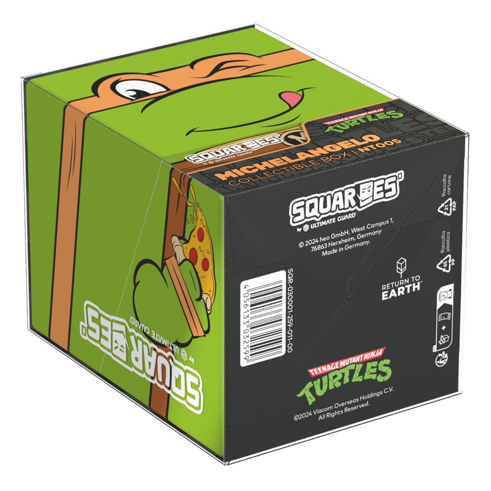Squaroes Squaroe Teenage Mutant Ninja Turtles NT005 - Michelangelo - Deck Box per Carte