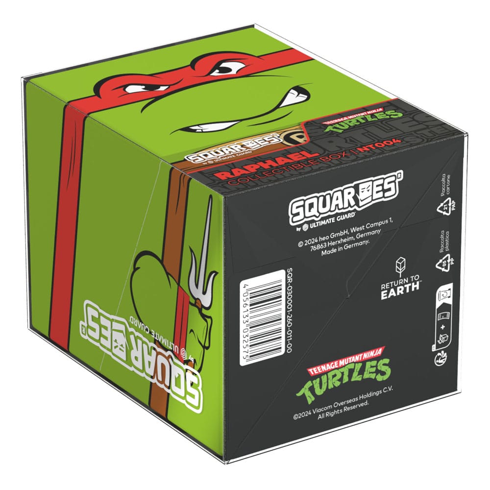 Squaroes Squaroe Teenage Mutant Ninja Turtles NT004 - Raphael - Deck Box per Carte