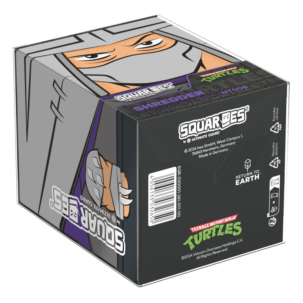 Squaroes Squaroe Tartarughe Ninja NT008 - Shredder - Deck box per 100 carte