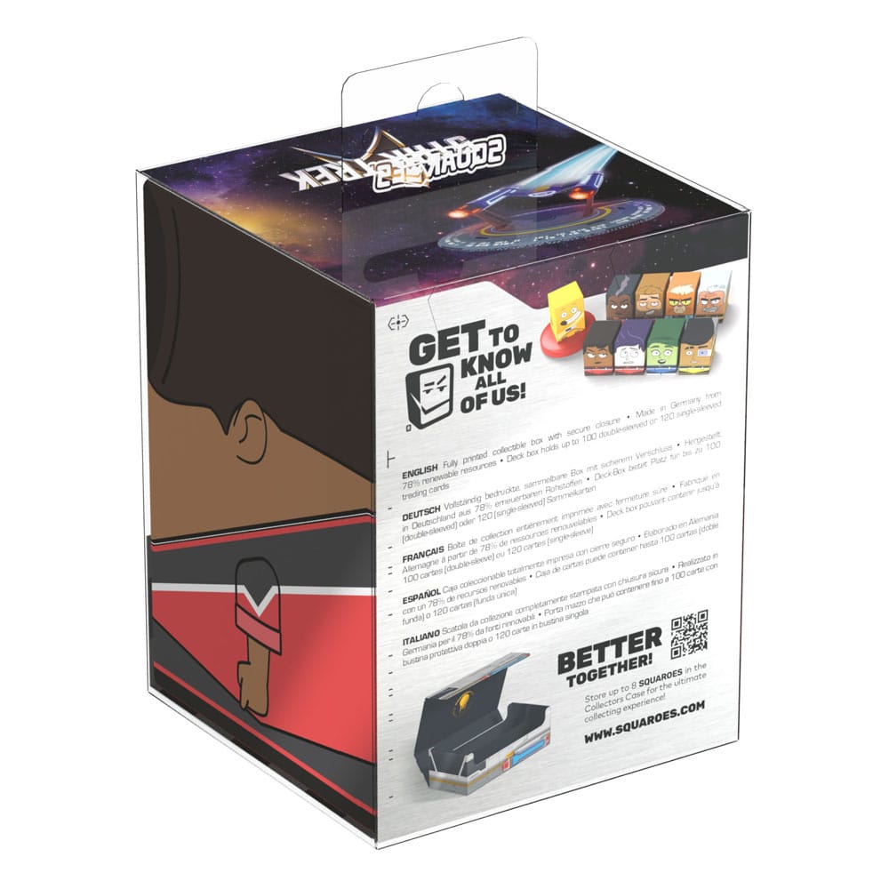 Squaroes Star Trek: Lower Decks ST001 Beckett Mariner - Deck Box per Carte Collezionabili