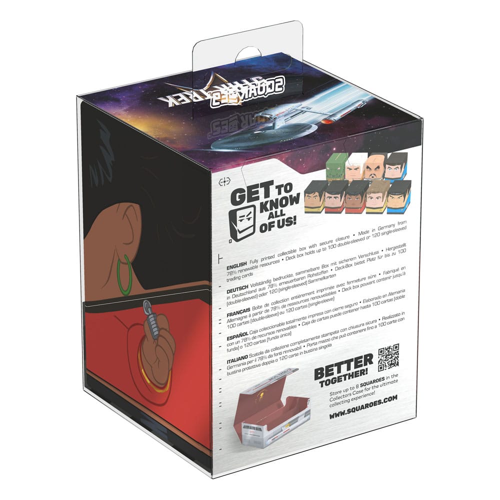 Squaroes Star Trek: The Original Series ST012 - Uhura - Deck Box per 100 carte