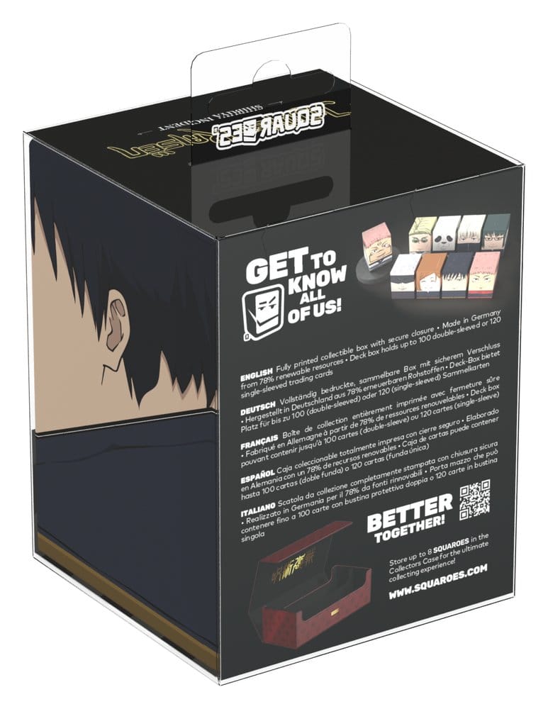 Squaroes Jujutsu Kaisen JK002 - Megumi Fushiguro - Deck Box per Carte