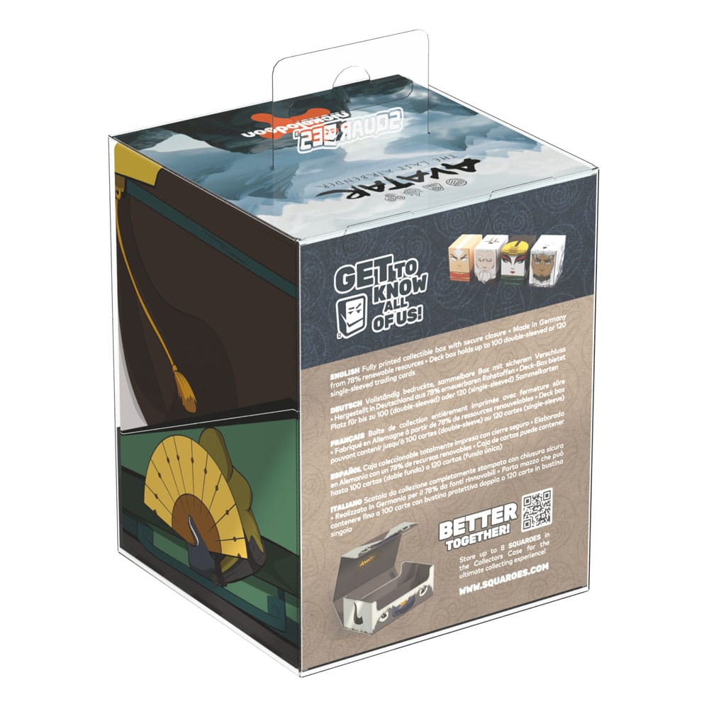 Squaroes Squaroe Avatar: The Last Airbender AV012 - Avatar Kyoshi - Deck Box per 100 Carte