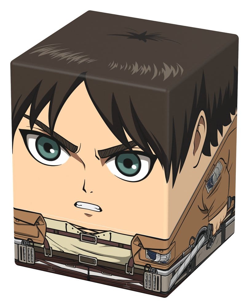 Squaroes Attack on Titan AOT001 - Eren Jäger - Deck Box per 100 Carte