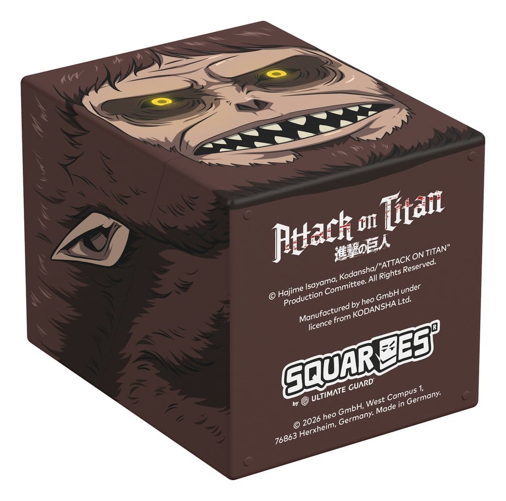 Squaroes Attack on Titan AOT009 Beast Titan - Scatola Porta Carte da Gioco Squaroes by Ultimate Guard