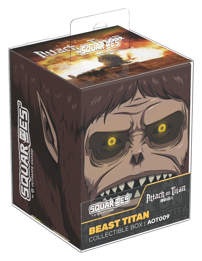 Squaroes Attack on Titan AOT009 Beast Titan - Scatola Porta Carte da Gioco Squaroes by Ultimate Guard