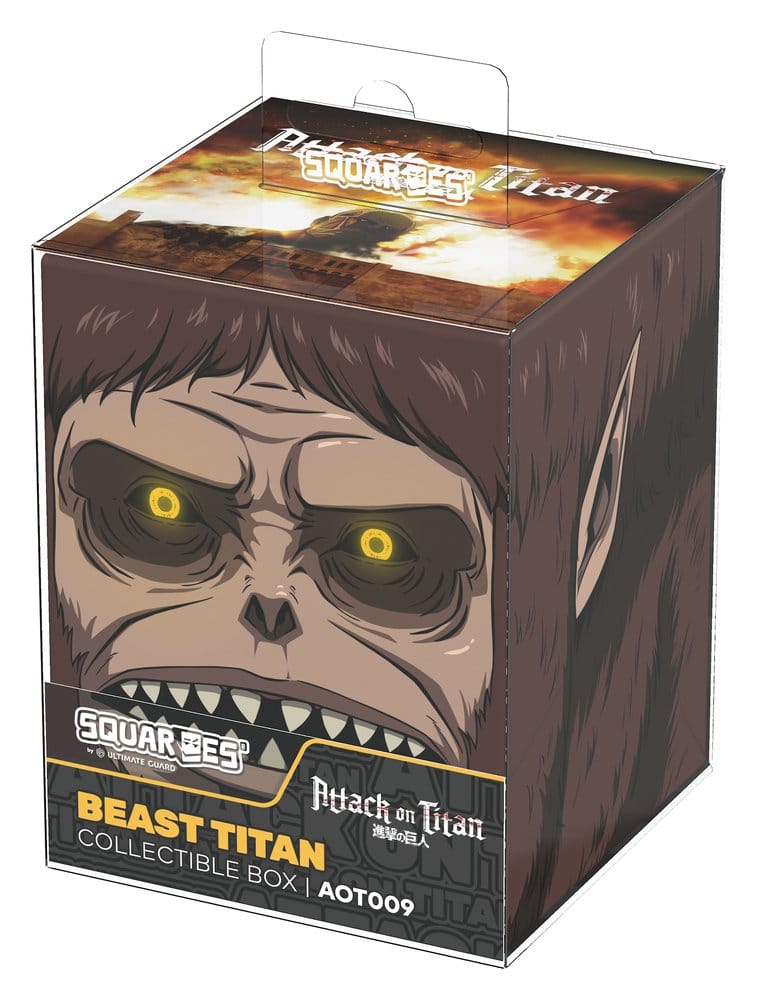 Squaroes Attack on Titan AOT009 Beast Titan - Scatola Porta Carte da Gioco Squaroes by Ultimate Guard