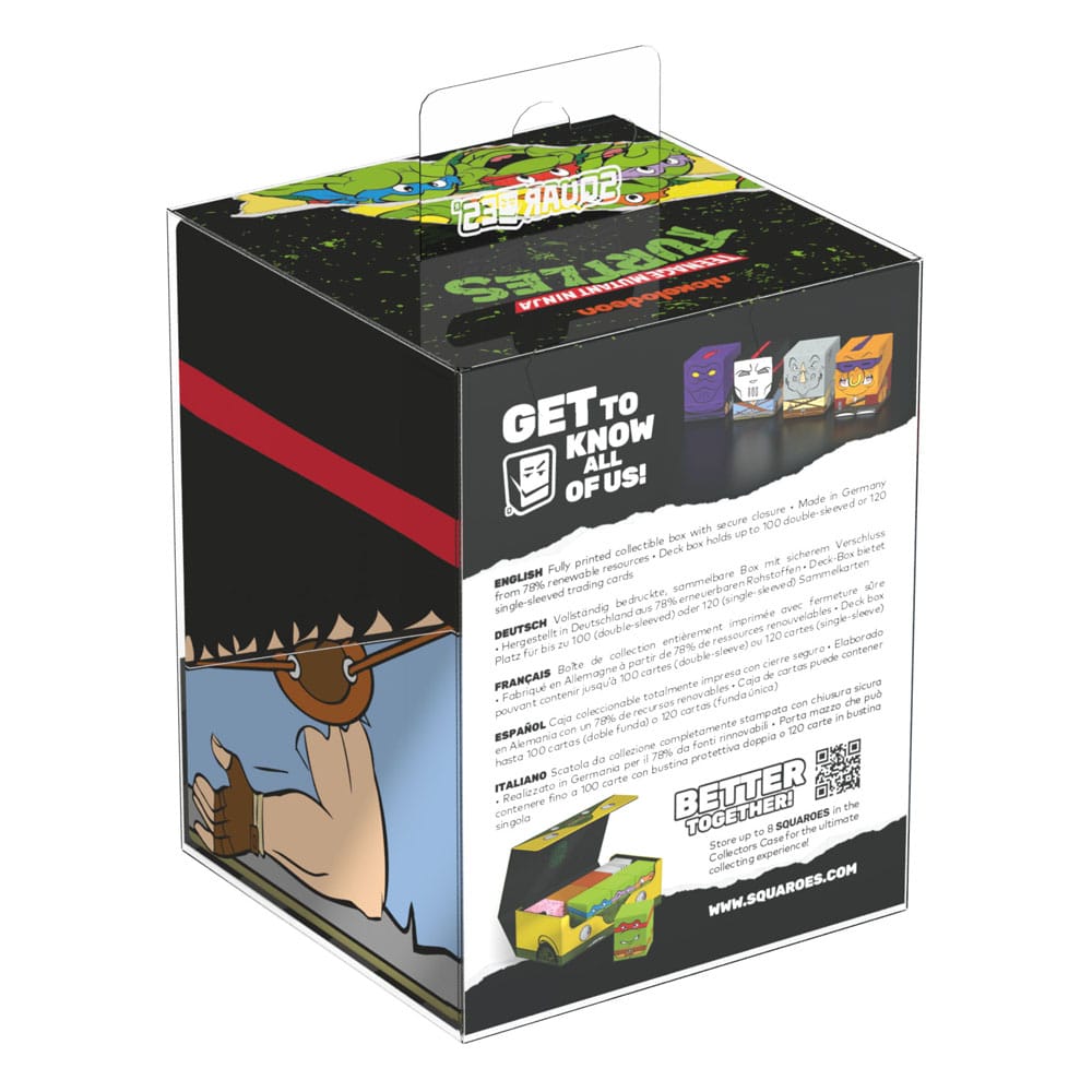 Squaroes Squaroe Teenage Mutant Ninja Turtles NT012 - Casey Jones, deck box per 100 carte