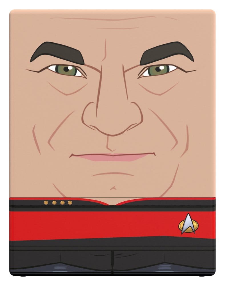 Squaroes Star Trek: The Next Generation ST019 - Capitano Picard, scatola portacarte per 100 carte