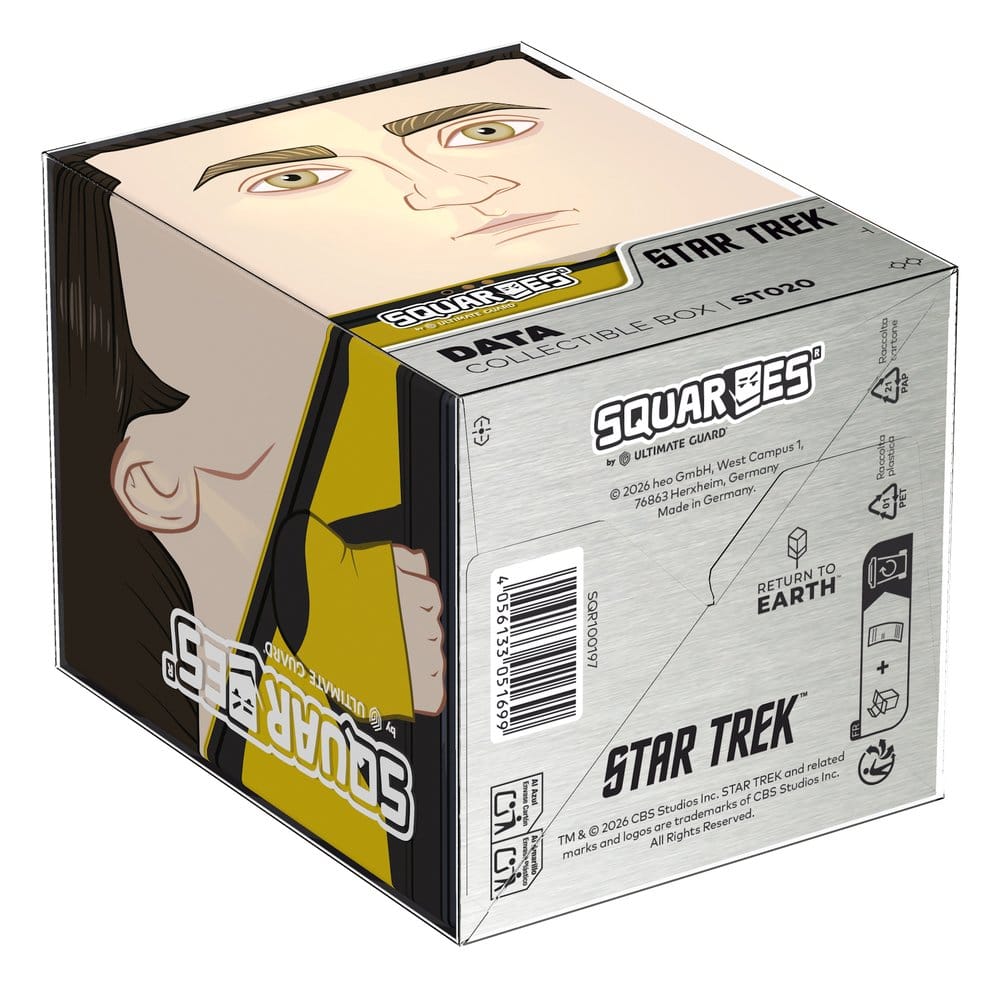 Squaroes Star Trek: The Next Generation ST020 - Data, scatola portacarte per TCG