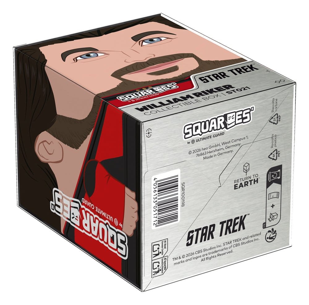 Squaroes Star Trek: The Next Generation ST021 - William Riker, scatola portacarte