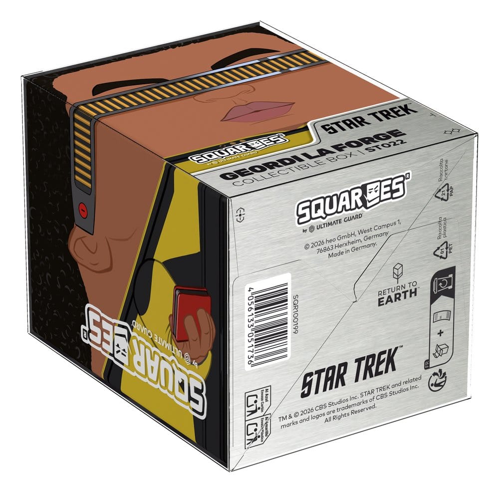Squaroes Star Trek: The Next Generation ST022 - Geordi La Forge, scatola portacarte