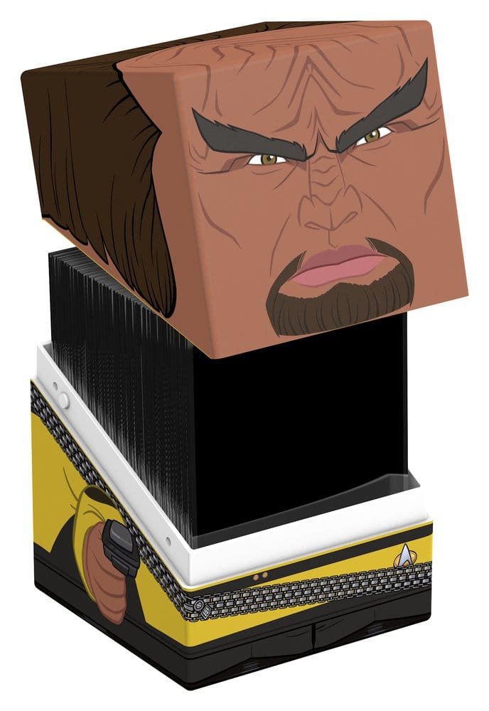 Squaroes Star Trek: The Next Generation ST023 - Worf, scatola portacarte per 100 carte