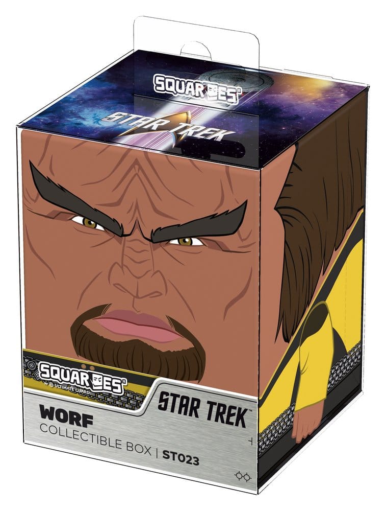 Squaroes Star Trek: The Next Generation ST023 - Worf, scatola portacarte per 100 carte