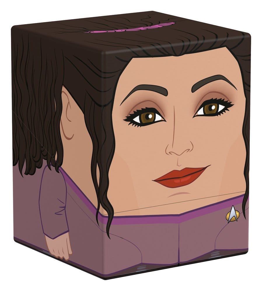 Squaroes Star Trek: The Next Generation ST024 - Deanna Troi, scatola portacarte per giochi di carte collezionabili