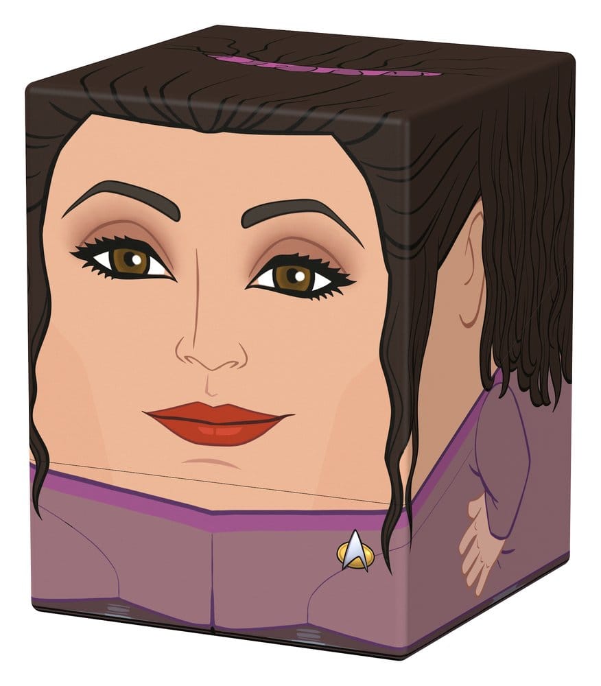 Squaroes Star Trek: The Next Generation ST024 - Deanna Troi, scatola portacarte per giochi di carte collezionabili