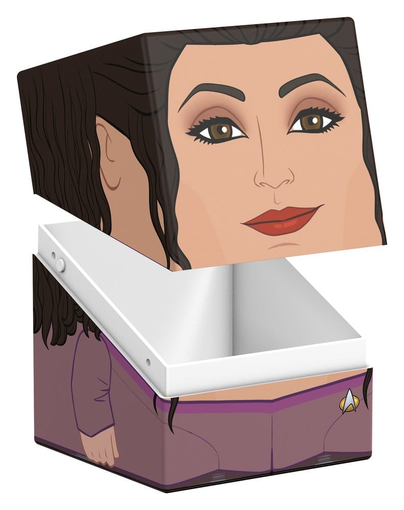 Squaroes Star Trek: The Next Generation ST024 - Deanna Troi, scatola portacarte per giochi di carte collezionabili