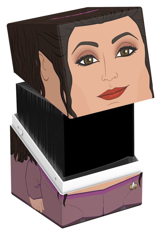 Squaroes Star Trek: The Next Generation ST024 - Deanna Troi, scatola portacarte per giochi di carte collezionabili