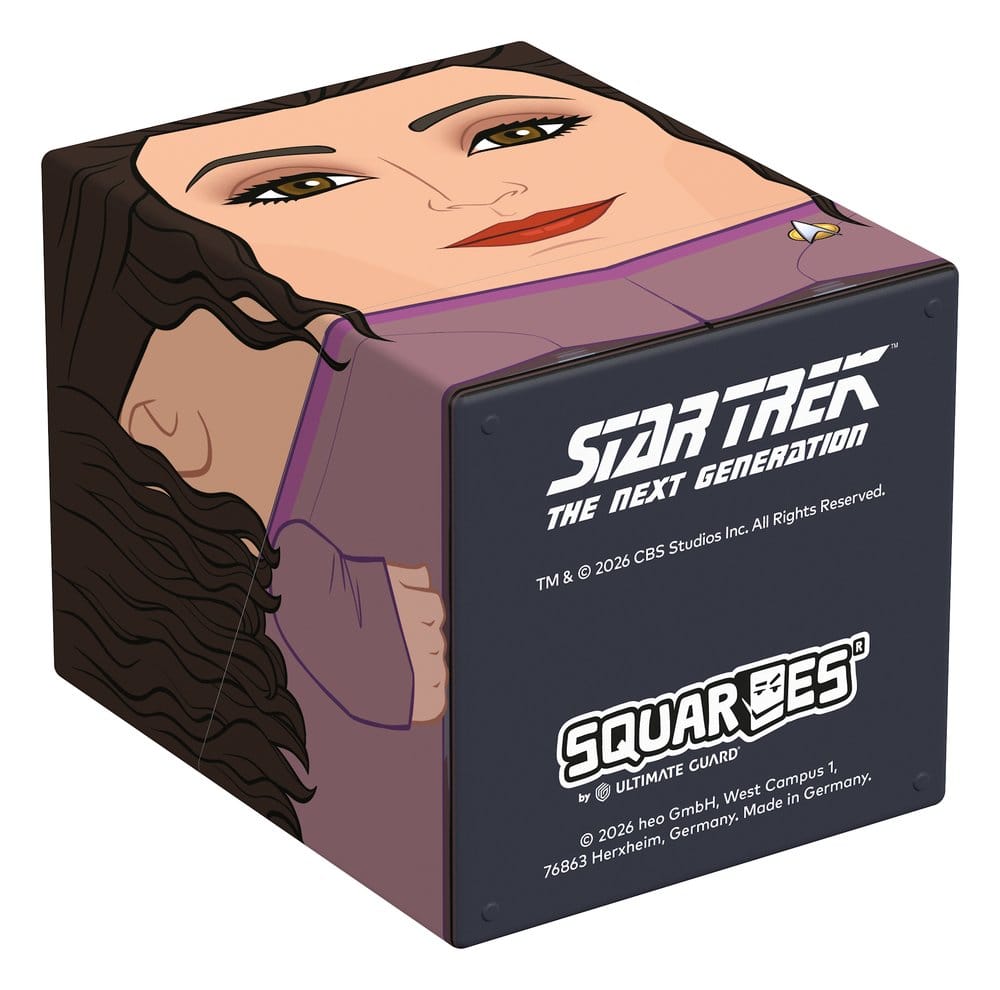Squaroes Star Trek: The Next Generation ST024 - Deanna Troi, scatola portacarte per giochi di carte collezionabili