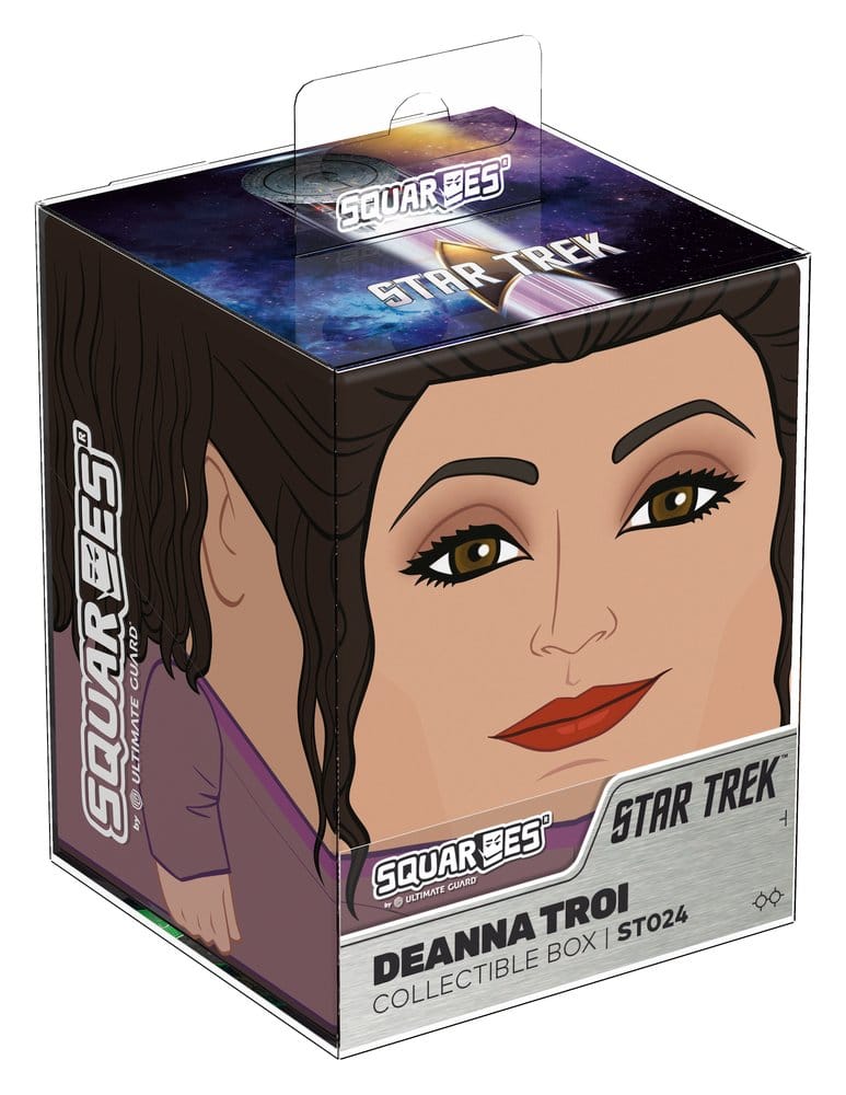 Squaroes Star Trek: The Next Generation ST024 - Deanna Troi, scatola portacarte per giochi di carte collezionabili