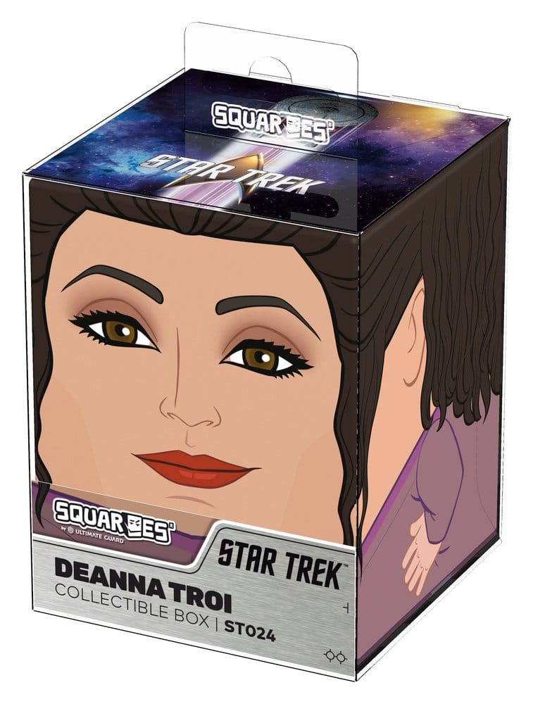 Squaroes Star Trek: The Next Generation ST024 - Deanna Troi, scatola portacarte per giochi di carte collezionabili