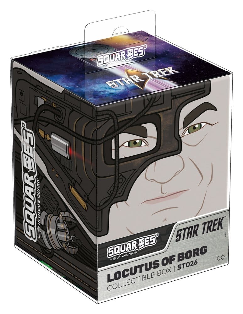 Squaroes Star Trek: The Next Generation ST026 - Locutus, scatola portamazzo per carte collezionabili