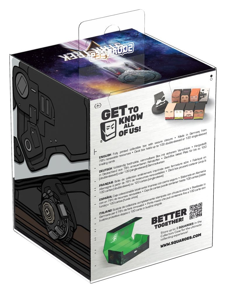 Squaroes Star Trek: The Next Generation ST027 - Borg Drone - Scatola Porta Carte