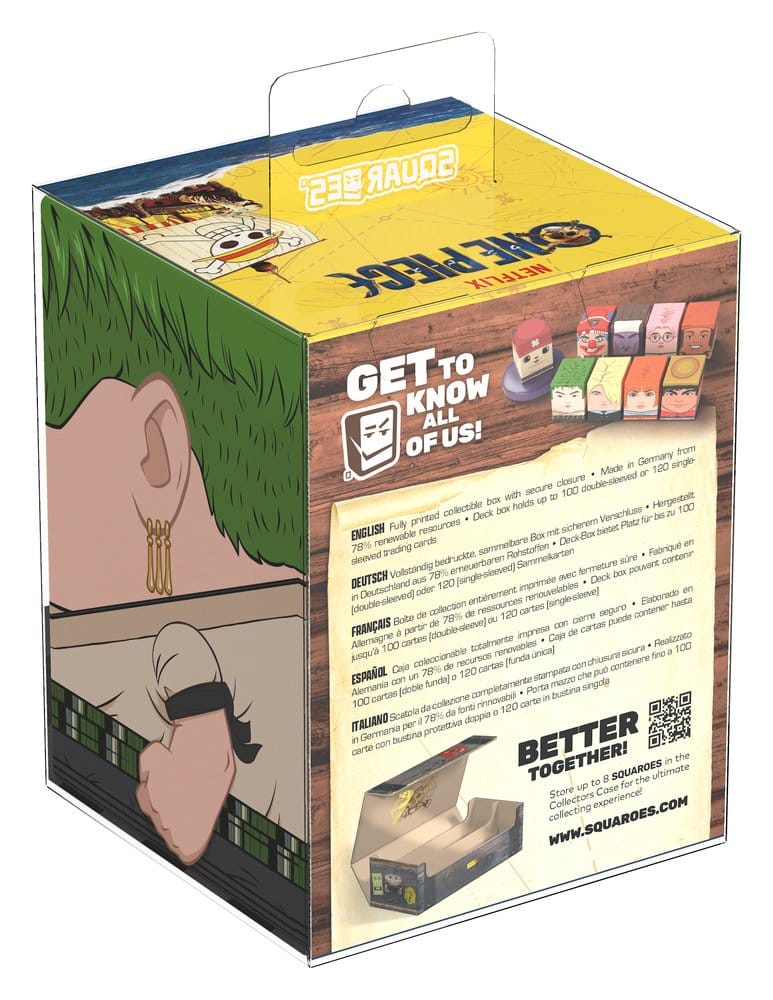 Squaroes Squaroe ONE PIECE OP004 - Deck Box Roronoa Zoro
