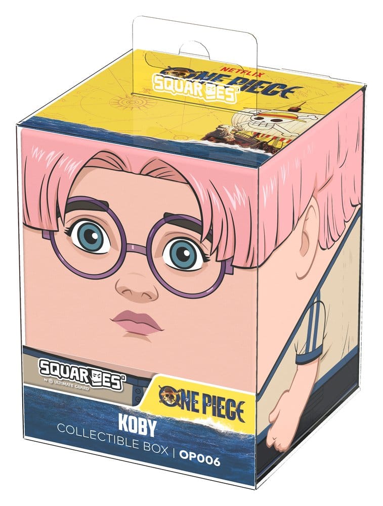 Squaroes One Piece OP006 - Koby, scatola portacarte per giochi di carte collezionabili, Squaroes by Ultimate Guard