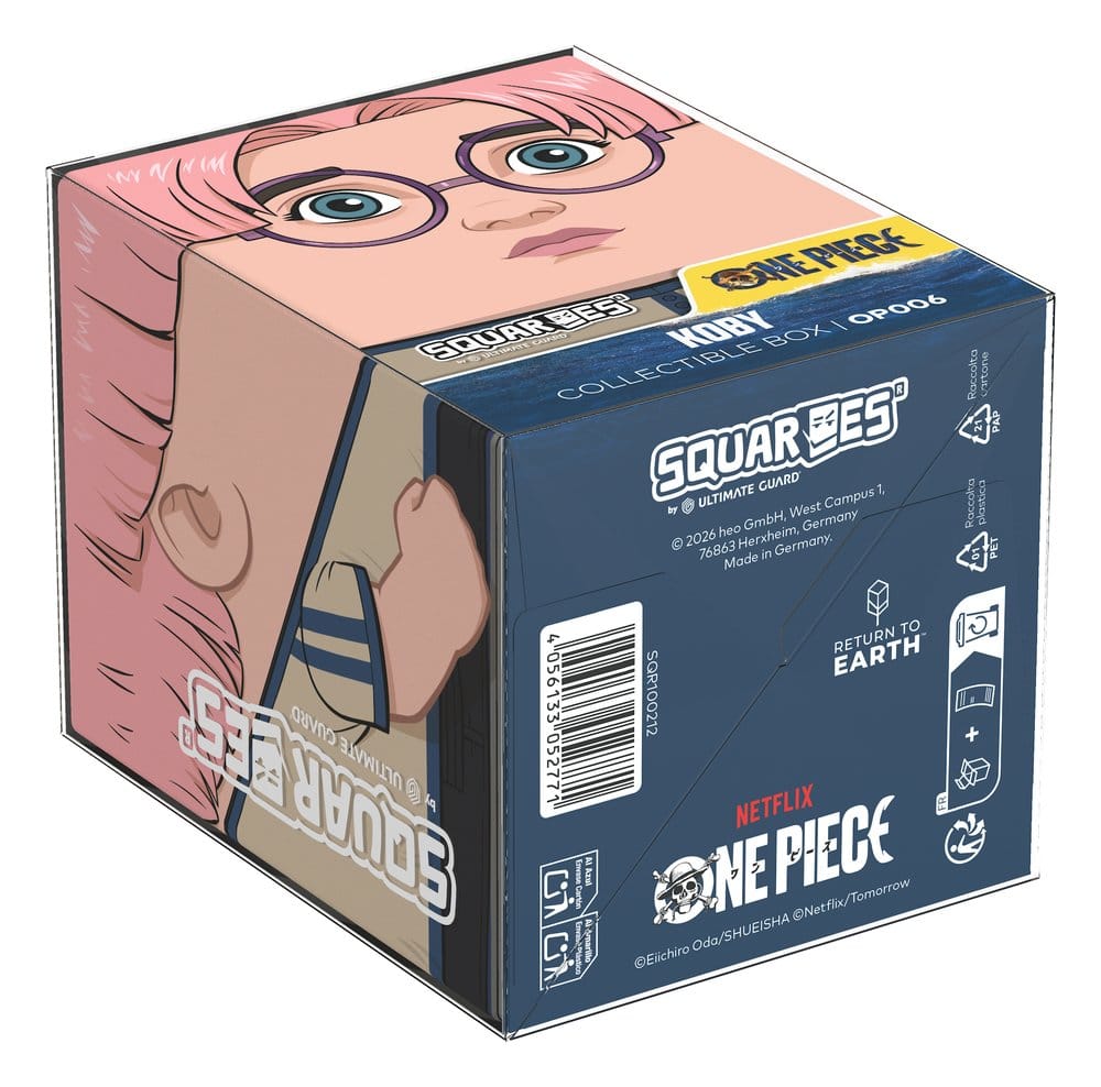 Squaroes One Piece OP006 - Koby, scatola portacarte per giochi di carte collezionabili, Squaroes by Ultimate Guard