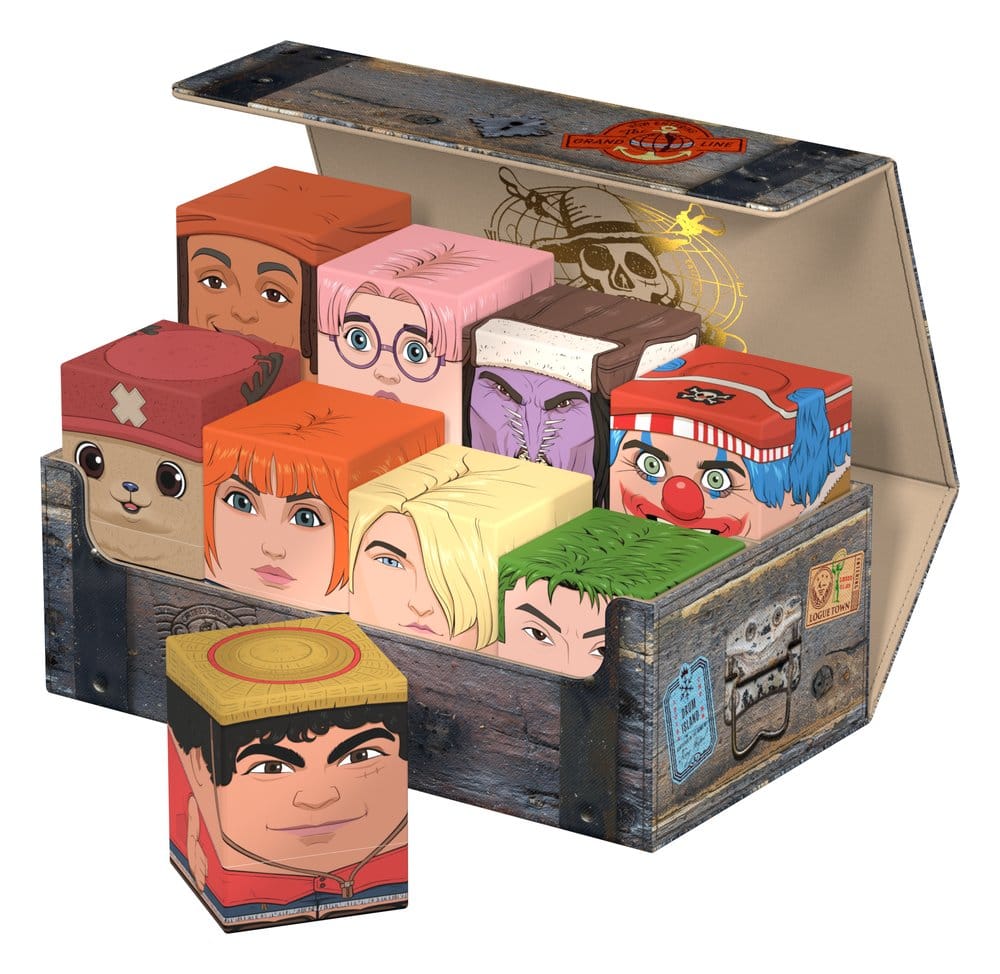 Squaroes Collectors Case 800 One Piece - Baule in legno per carte e deck box