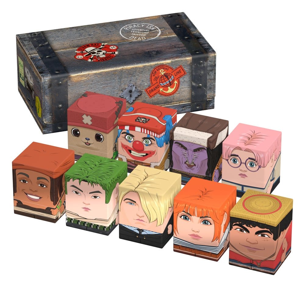 Squaroes Collectors Case 800 One Piece - Baule in legno per carte e deck box